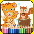 free coloring book : Drawing and coloring