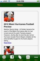 Miami Football screenshot 1