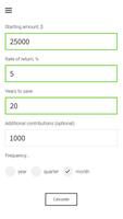 Compound Interest Calculator Screenshot 1