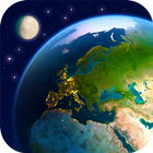 Earth 3D - Live Wallpaper simgesi