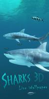 Sharks 3D - Live Wallpaper poster