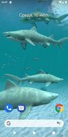Акулы 3D - Живые обои скриншот 1
