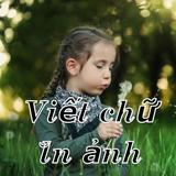 Viết chữ lên ảnh biểu tượng