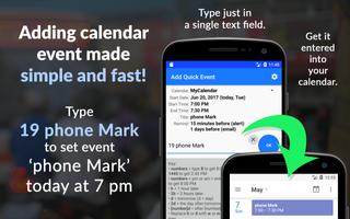Add Quick Event poster