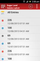 Diabetes Log Book capture d'écran 1