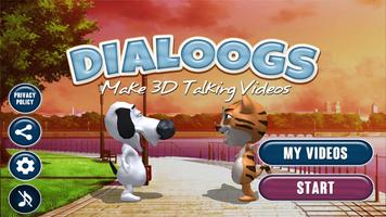 Dialoogs - 3D Talking Videos पोस्टर