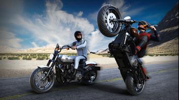 高速公路 特技 摩托车  - 赛车VR游戏 截图 1