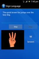 Sign Language FingerSpell 海报