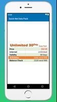 Quick Net Data Pack اسکرین شاٹ 1
