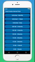 Saudi Arabia Internet Package captura de pantalla 1