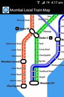 Mumbai Local Train Map الملصق