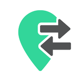 AT-ZONE. Geofence sharing আইকন