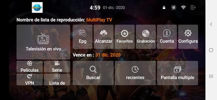 MultiPlay TV capture d'écran 2