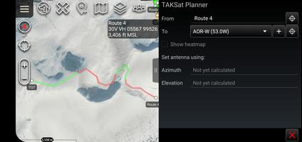 ATAK Plugin: TAKSat Ekran Görüntüsü 2