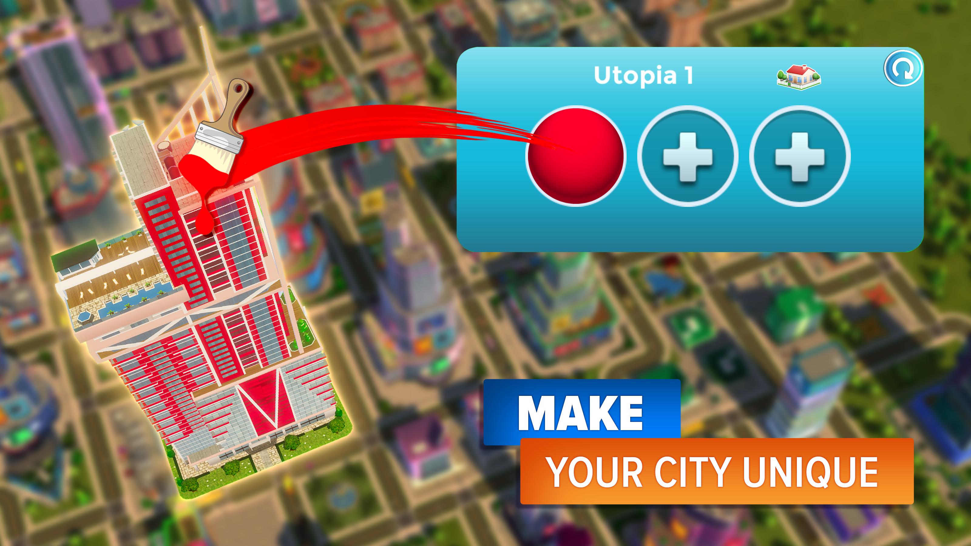 Удалить плюс сити. Плюс Сити симулятор города. Небоскребы- экономическая игра. Citytopia 2. Сититопия.