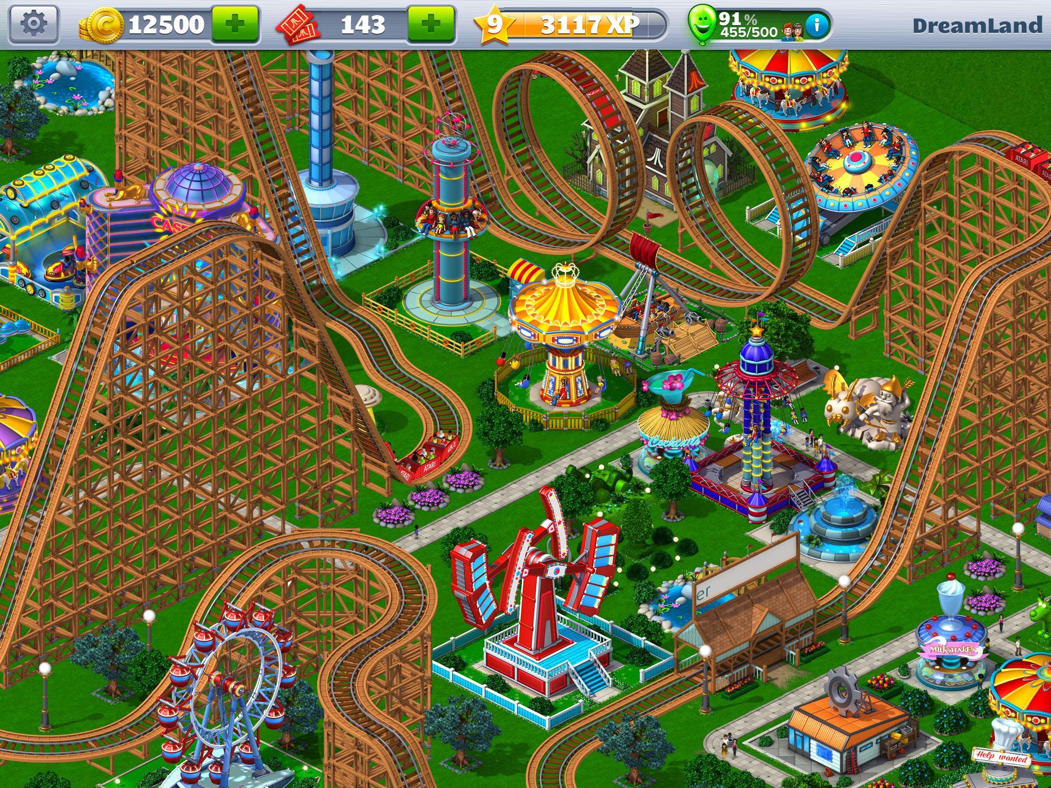 Покажи самой игру. Tycoon парк аттракционов. Игра парк аттракционов Rollercoaster Tycoon. Магнат американские горки игра. Rollercoaster Tycoon парк Орландо.