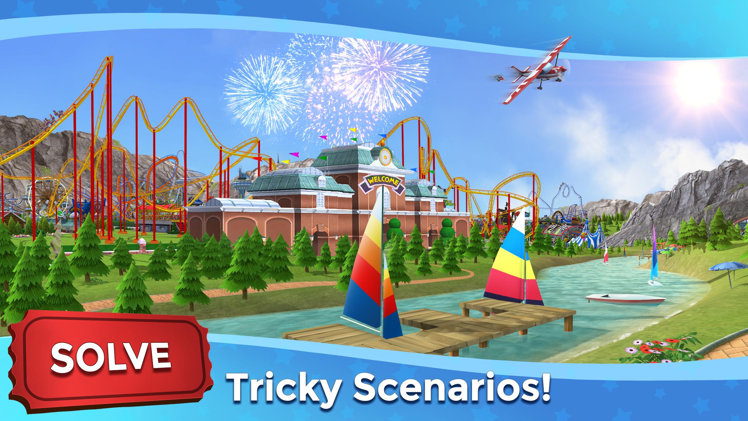 Rollercoaster Tycoon Touch Build Your Theme Park For Android Apk Download