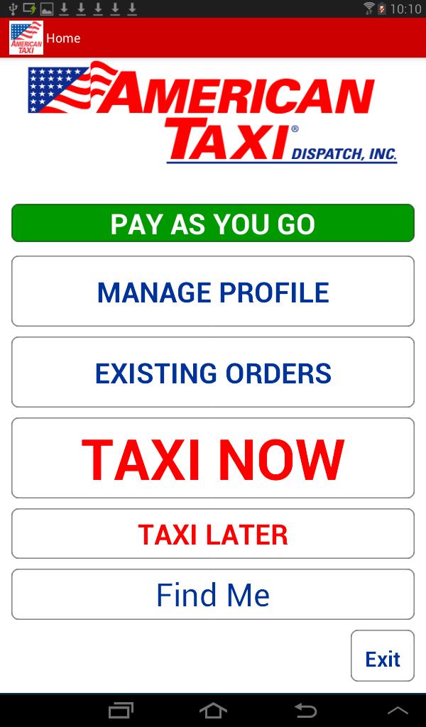 Existing orders. American Dispath. Такси альтернатива.