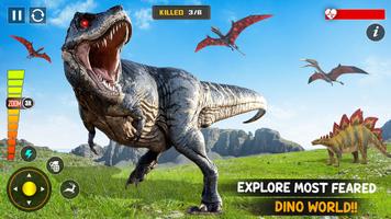 Wild Dino Hunting Shooting 3D Affiche