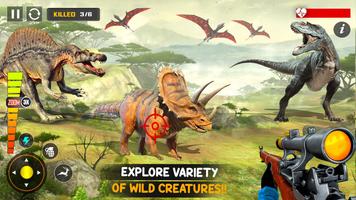Wild Dino Hunting Shooting 3D captura de pantalla 3