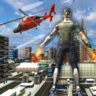 Flying Hero- City Crime Shooti أيقونة