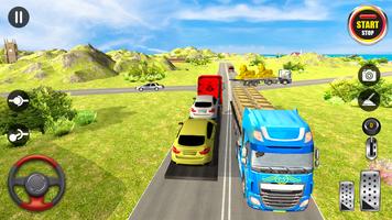 US Truck Driving Simulator تصوير الشاشة 3