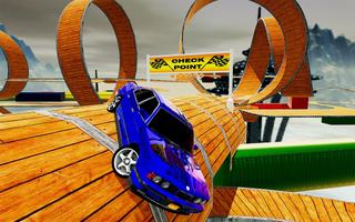 Impossible Ramps Stunt Car Racing Fun Game 2020 capture d'écran 3