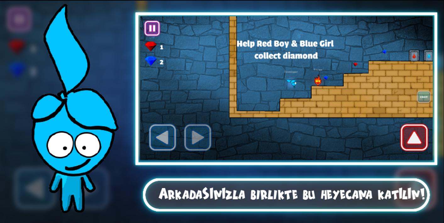 Android İndirme için Ateş ve Su Oyunu Online İki Kişilik APK