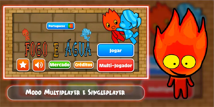 Jogo · Herói do Fogo e Princesa da Água · Jogar Online Grátis