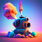 Mine Turret 3D icon