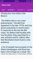 Plan de dieta de Atkins. captura de pantalla 1