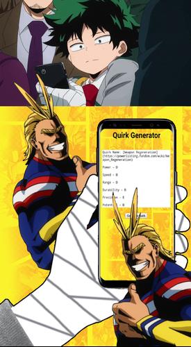 My Hero Academia Quirk Generator for Android - APK Download