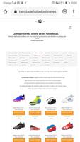 tienda de fútbol online ツ screenshot 1