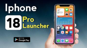 iPhone 18 Pro Launcher iOS Affiche