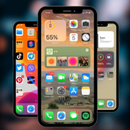 iOS wallpaper and launcher APK