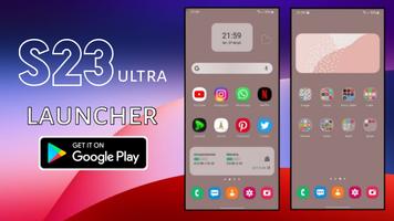 S23 ultra launcher & wallpaper captura de pantalla 2