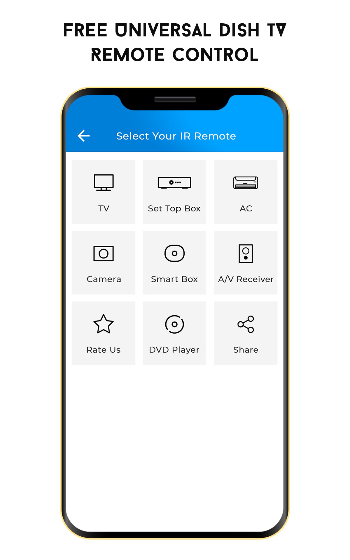 APK Free Universal Dish TV Remote Control untuk Muat Turun Android