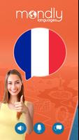 Französisch lernen & sprechen Plakat