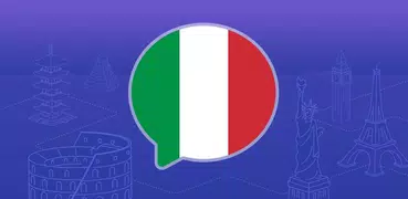 イタリア語を学ぶ。イタリア語を話す