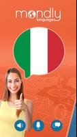 Italienisch lernen & sprechen Plakat