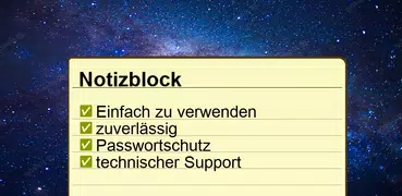 Notepad - einfache Notizen