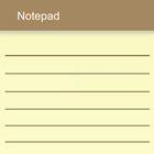 Notepad - simple notes icon