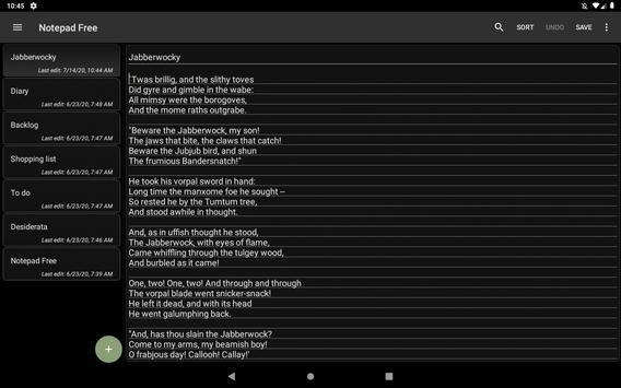 Notepad Free 截图 11