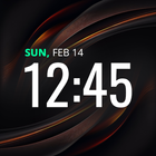 Digital clock Widget icono