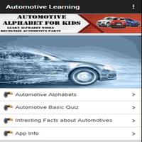 The Automotive Alphabets Learning Affiche