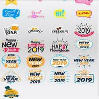 New Year 2019 Photo Sticker capture d'écran 2