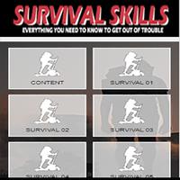 Survival Skills Guide Affiche