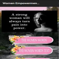 Inspirational Woman Quotes Affiche