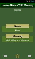 Islamic Baby Names & Meanings capture d'écran 2