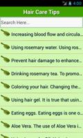 Hair Care Tips Plakat